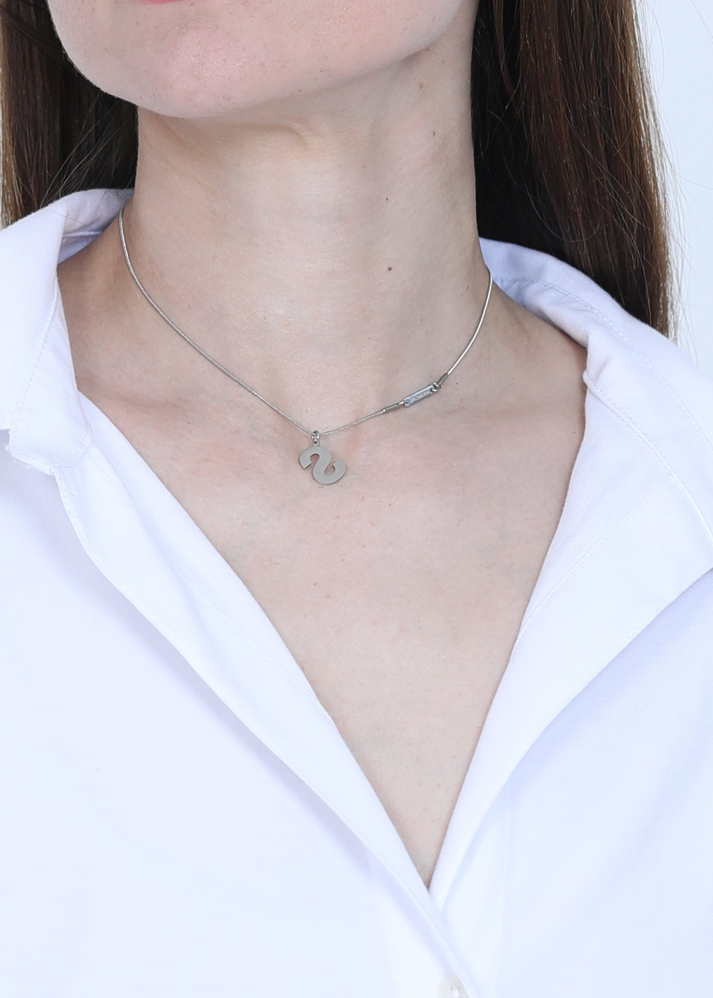 Short Necklace in steel