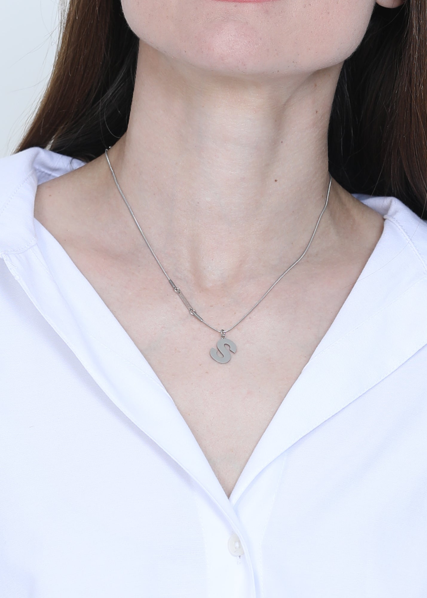 Short Necklace in steel