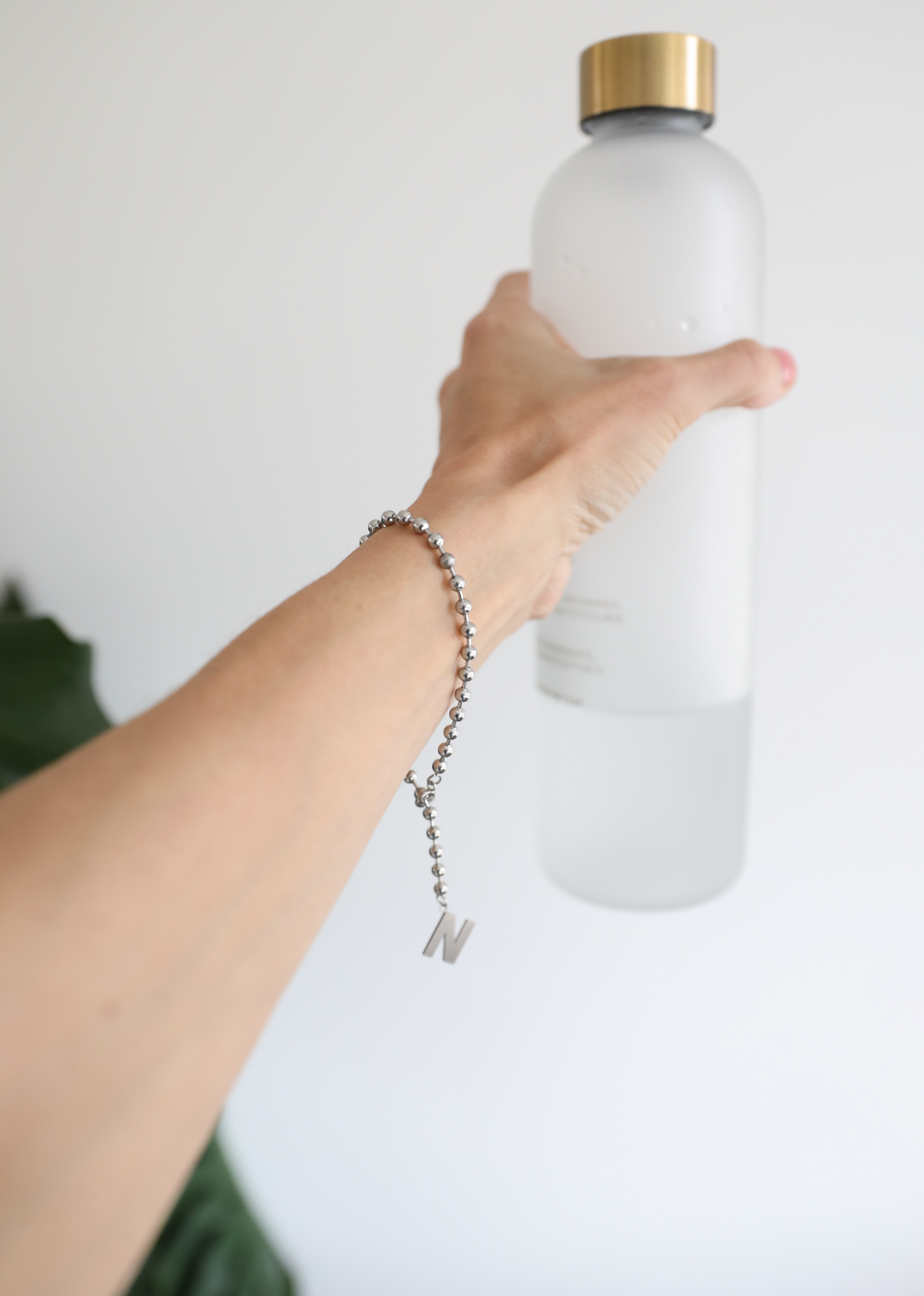 Ball Chain Bracelet in steel