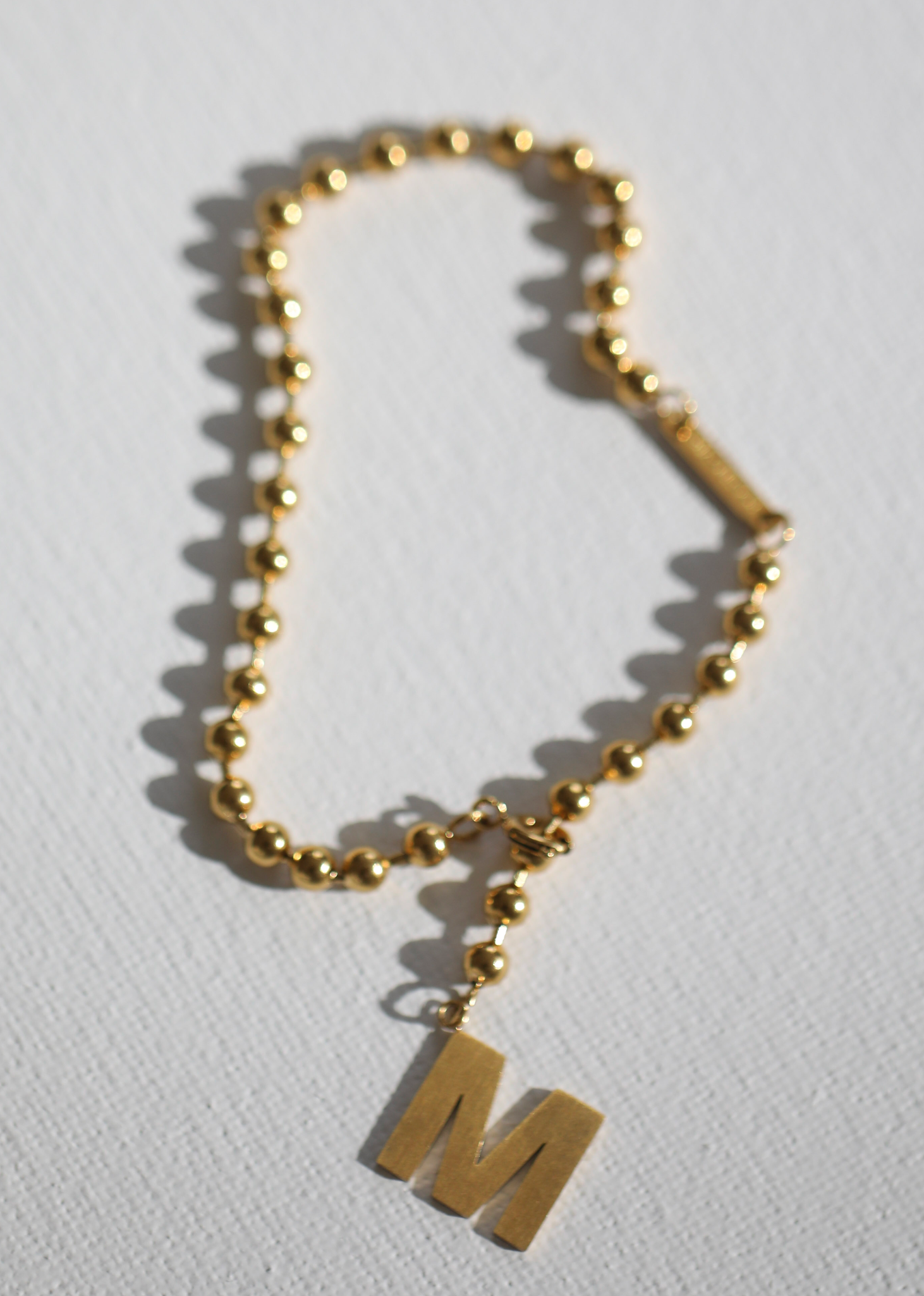 Ball Chain Bracelet in gold