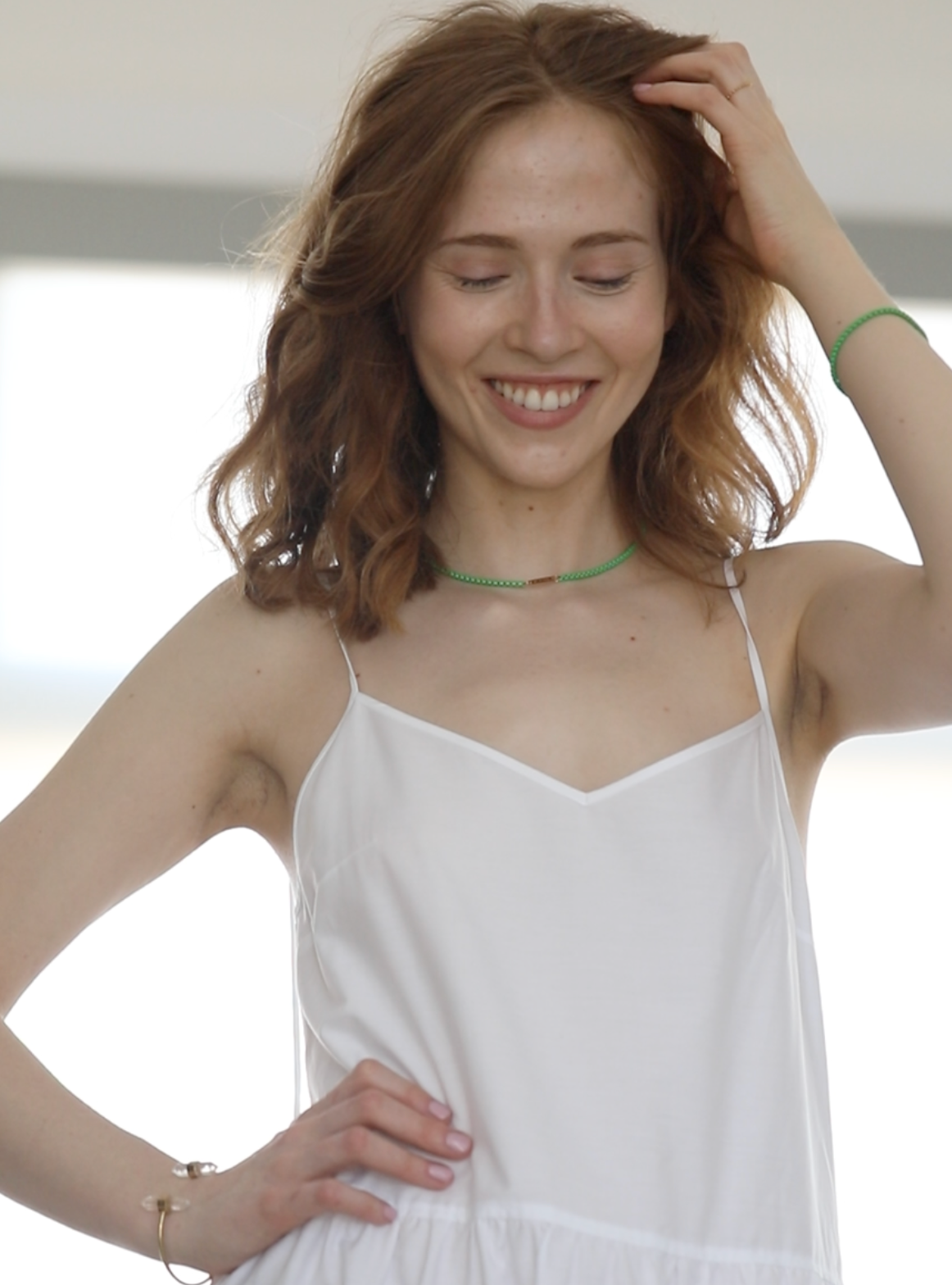 Project Happy Vibrant Green Necklace