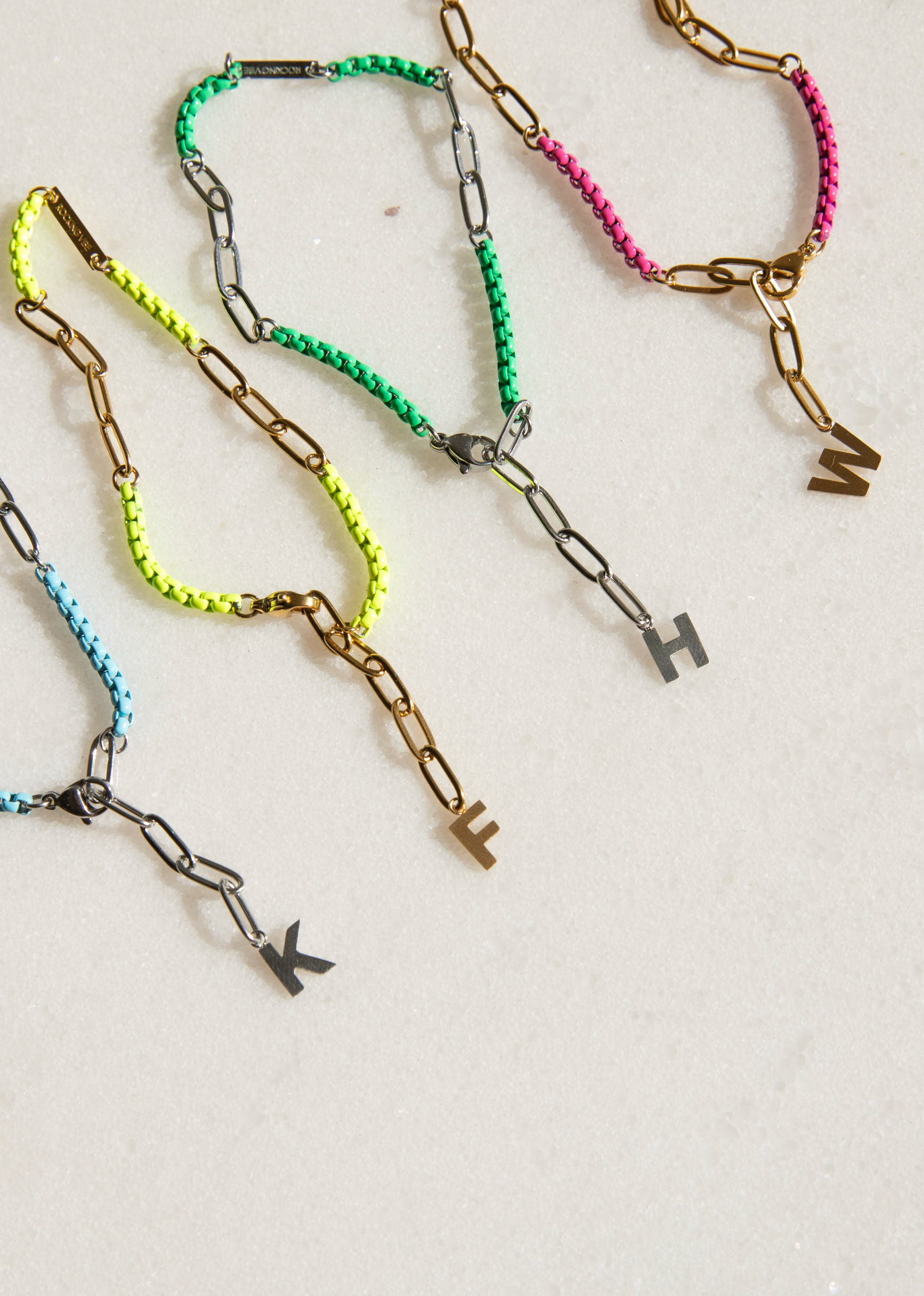 Project Happy 2.0 Vibrant Green Bracelet Gold