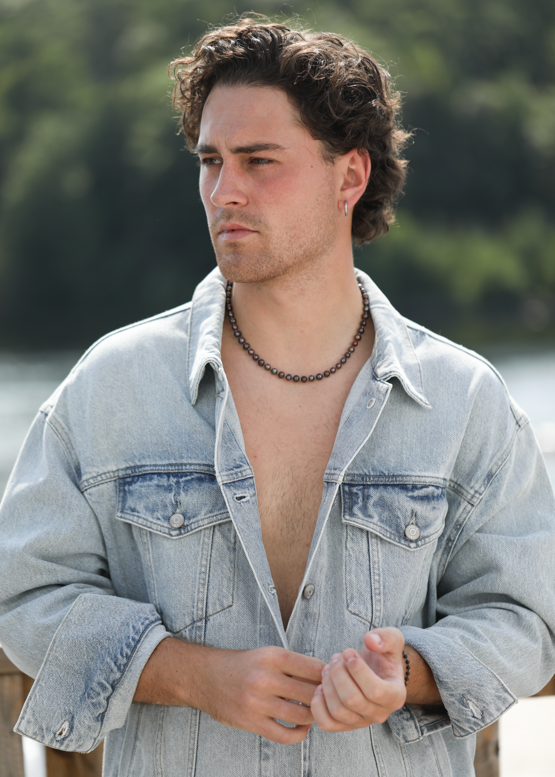 Black Pearl Strand necklace - Rocking Vibe