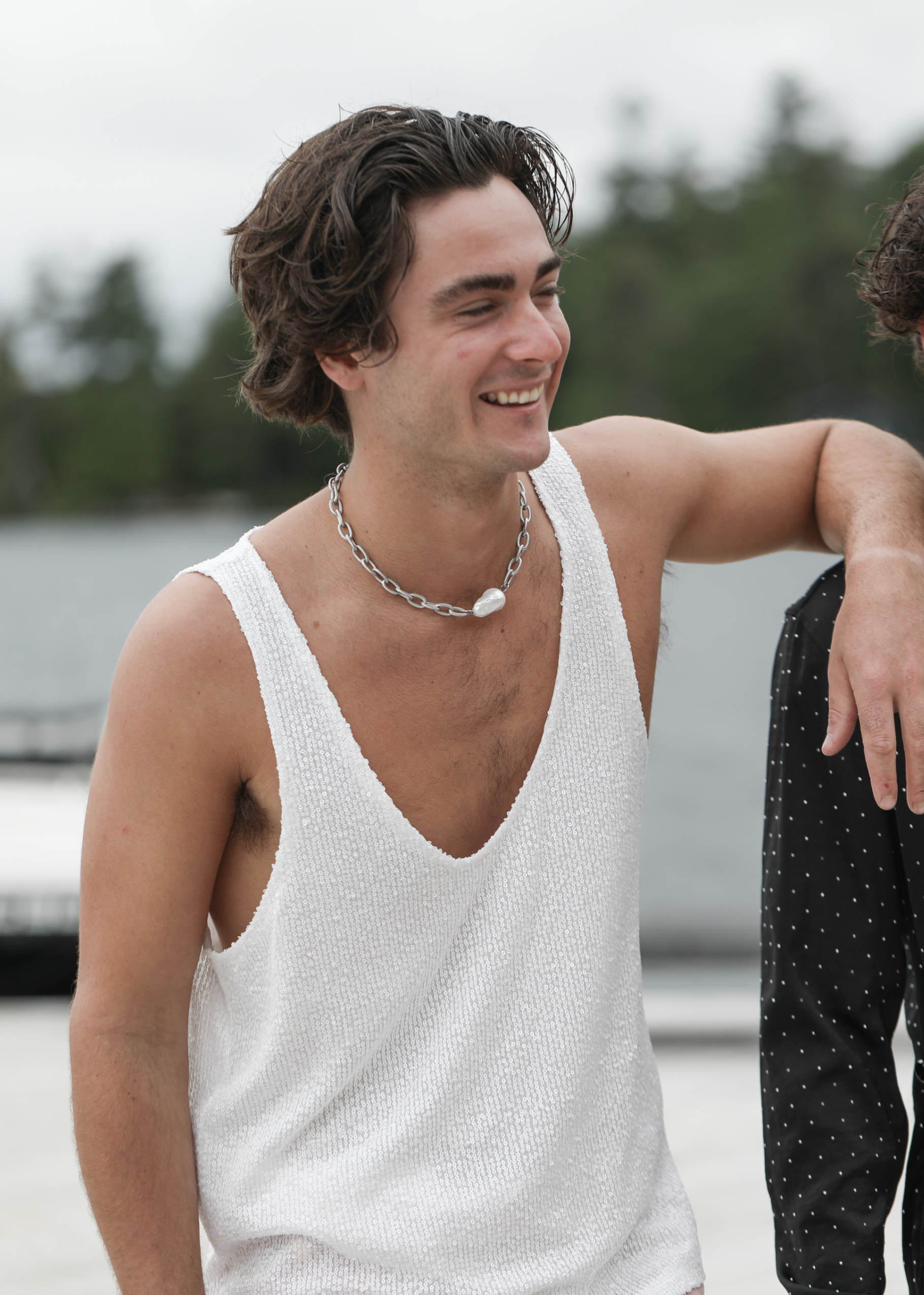 El Mar Grande diffuser necklace in steel - Rocking Vibe
