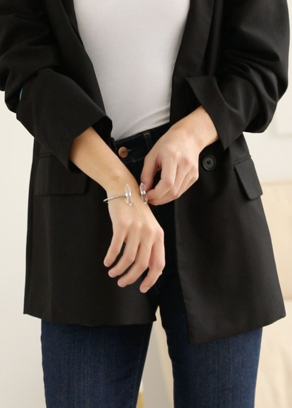 Essence bangle in steel - Rocking Vibe