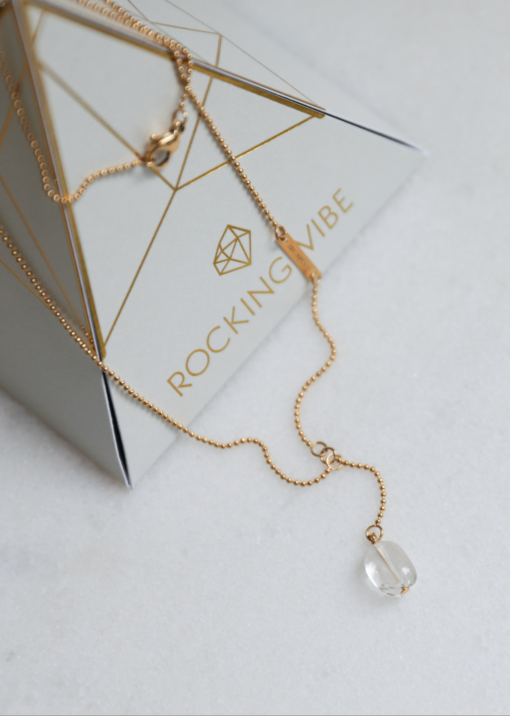 Quartz of Transformation crystal necklace - Rocking Vibe