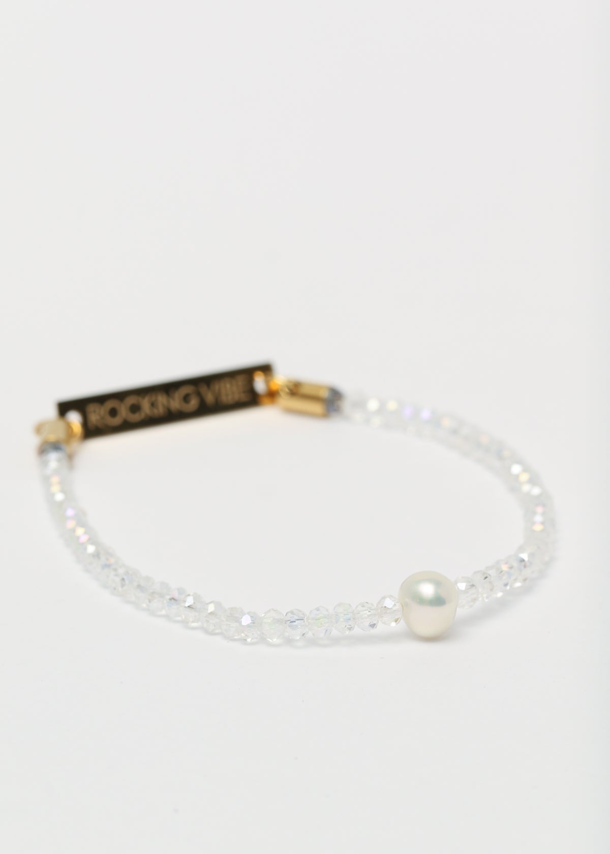 SOUL SPARKLE BRACELET - CLEAR WHITE