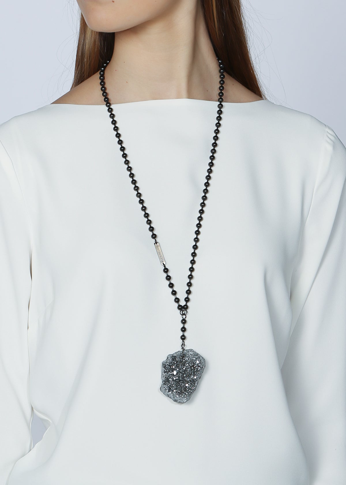 Asteria silver diffuser necklace - Rocking Vibe