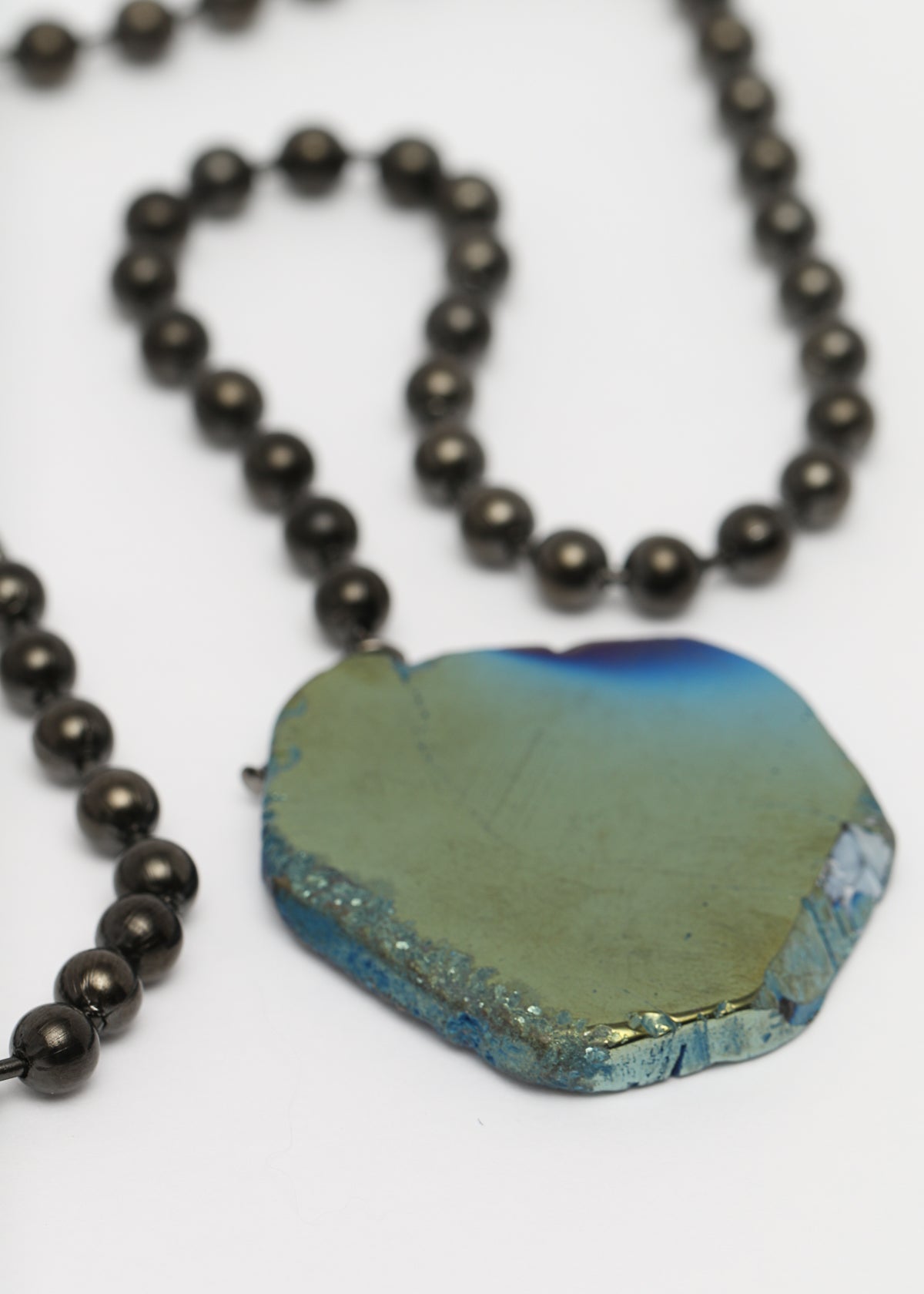 Bia adjustable necklace in gunmetal - Rocking Vibe