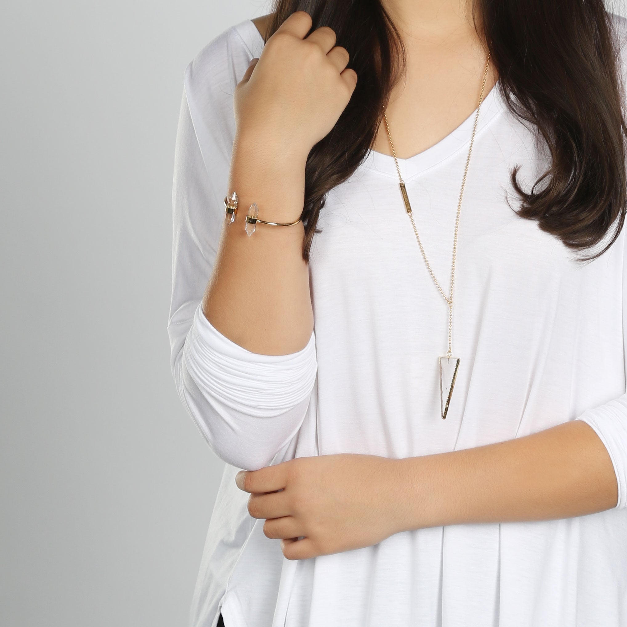 Compass necklace in gold - Rocking Vibe