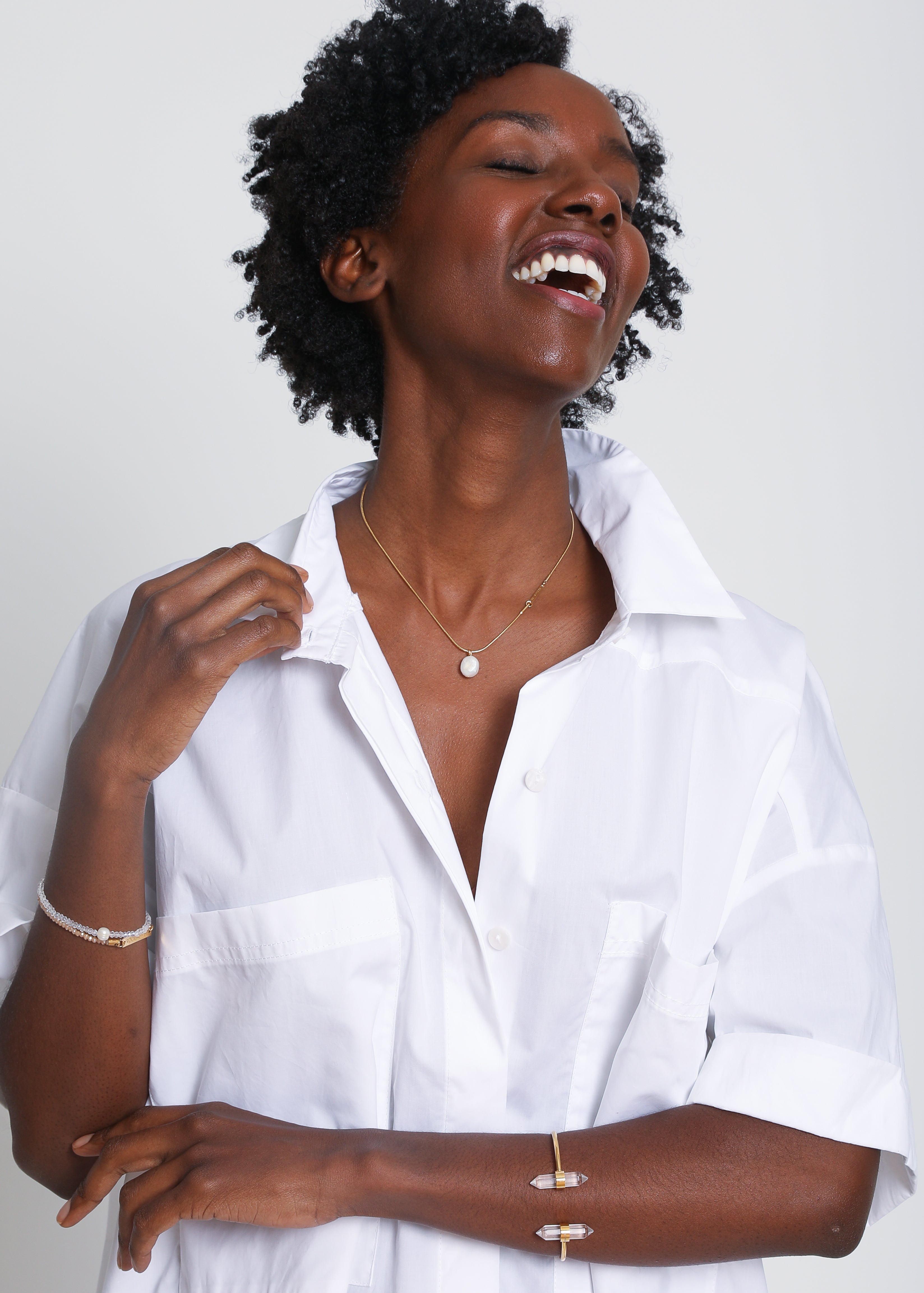 El Mar necklace in gold - Rocking Vibe