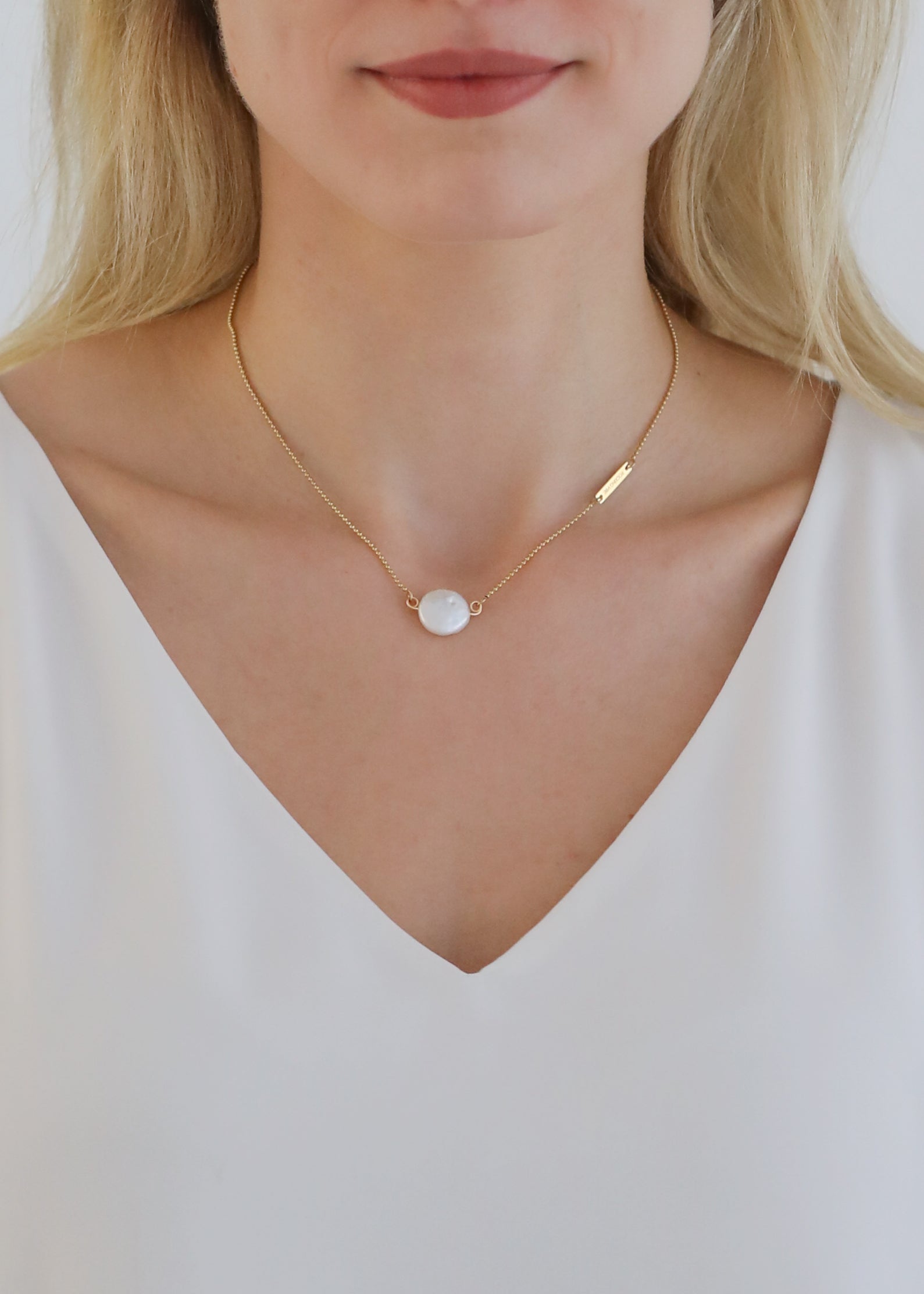 Fluid diffuser necklace in gold - Rocking Vibe