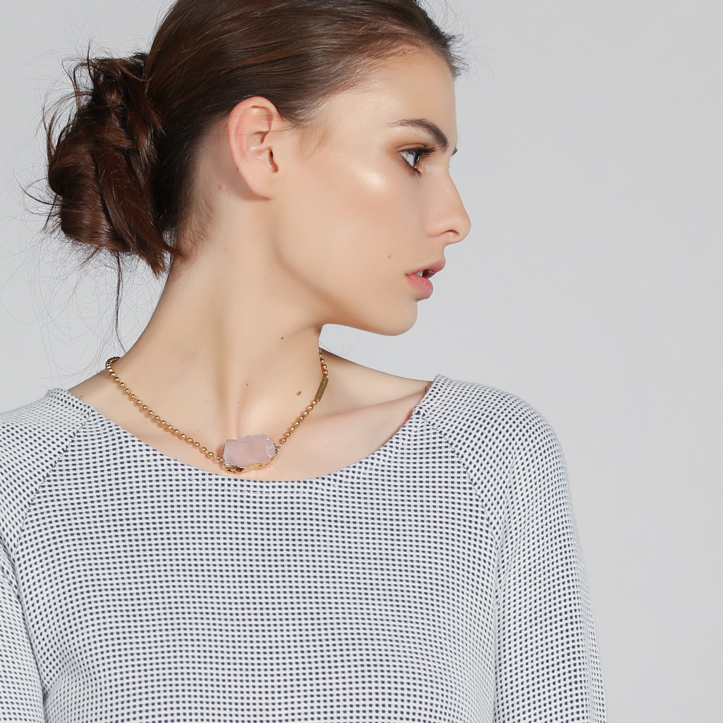 Hera diffuser necklace in gold - Rocking Vibe