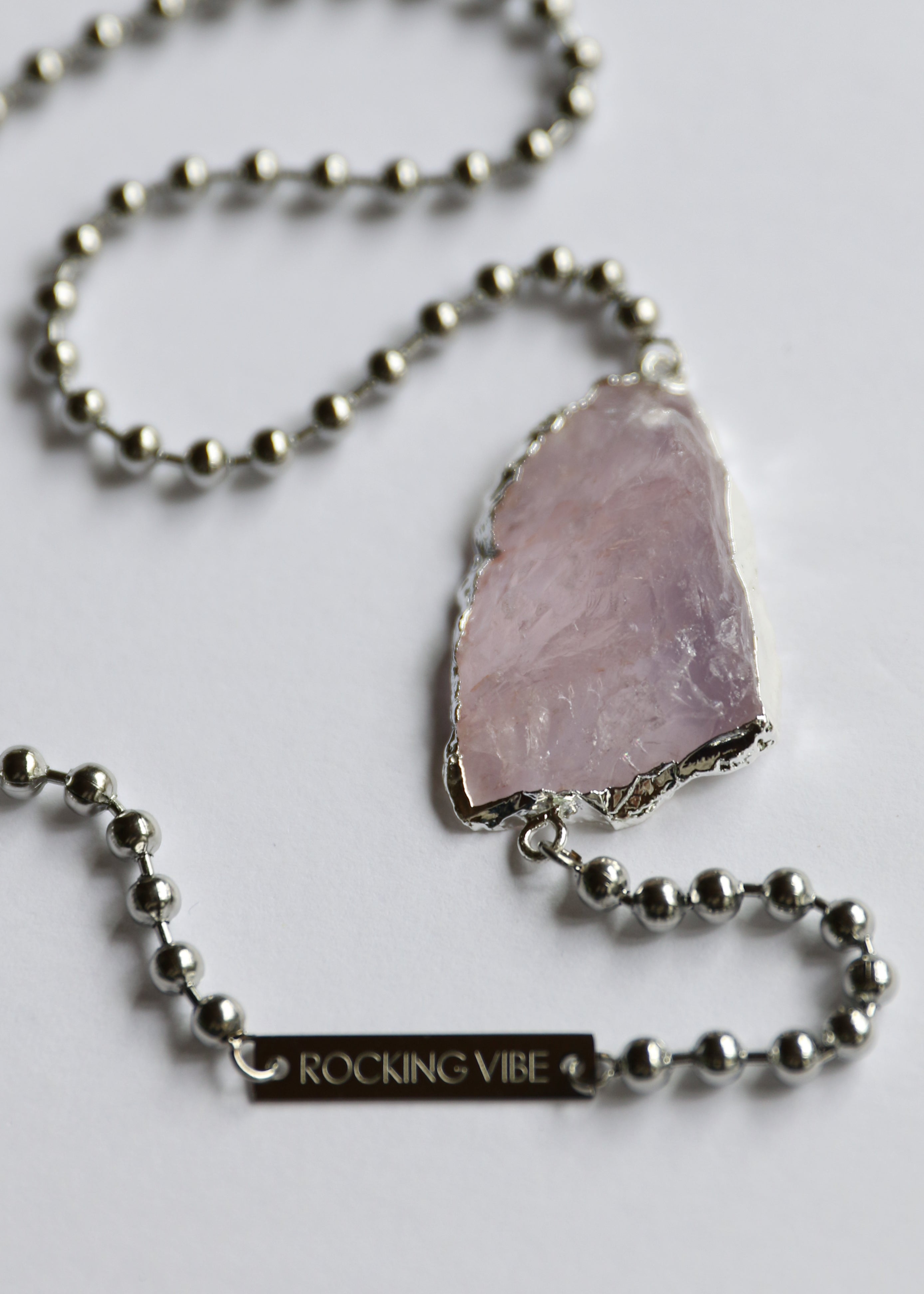 Hera diffuser necklace in steel - Rocking Vibe
