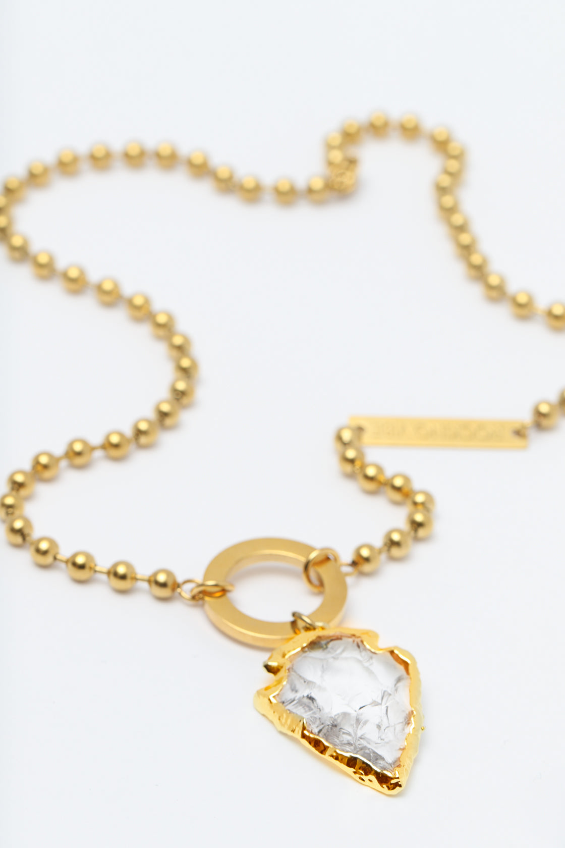 Juno diffuser necklace in gold - Rocking Vibe