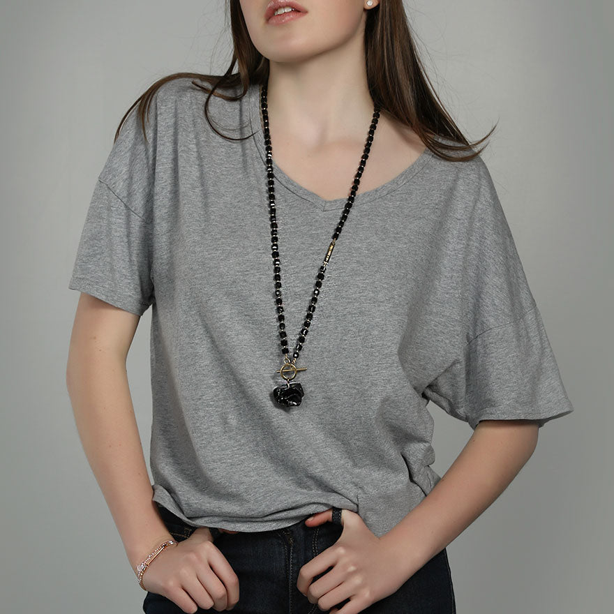 Mystic Soul diffuser necklace in gold - Rocking Vibe