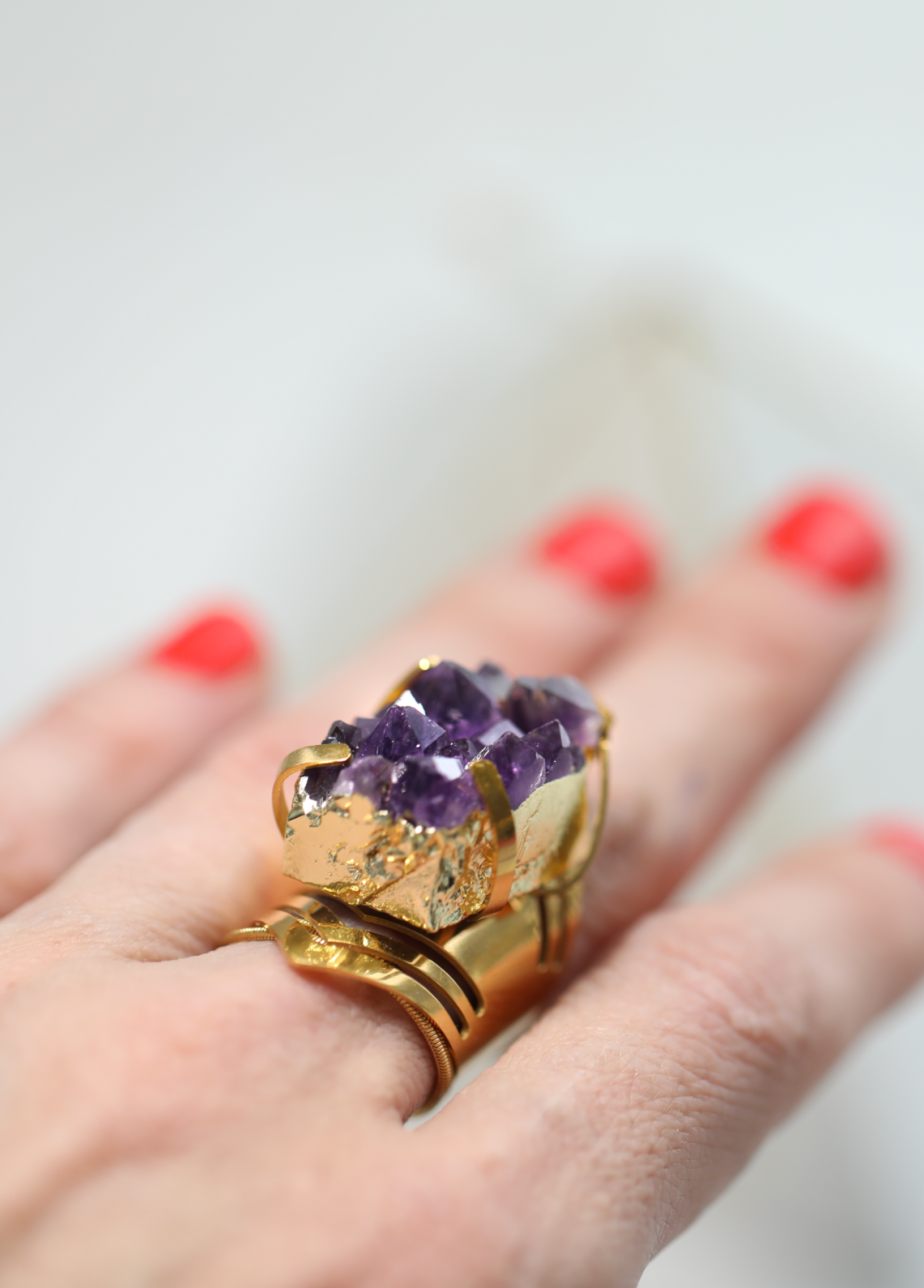 Rock Ring in gold - Rocking Vibe