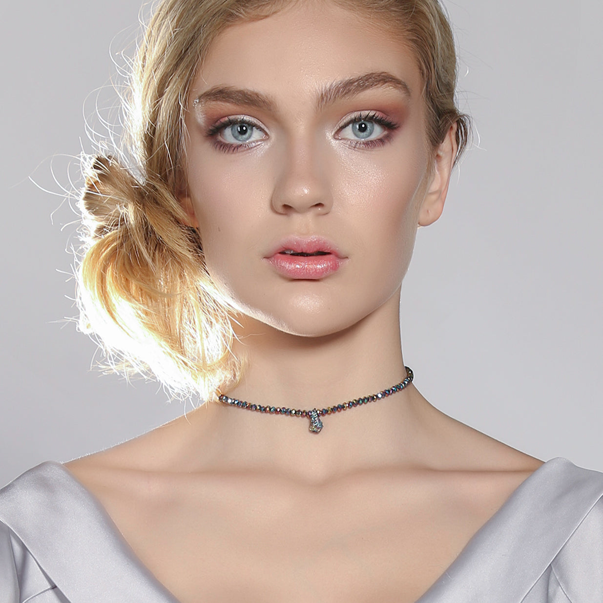 Soul Sparkle choker, rainbow - Rocking Vibe