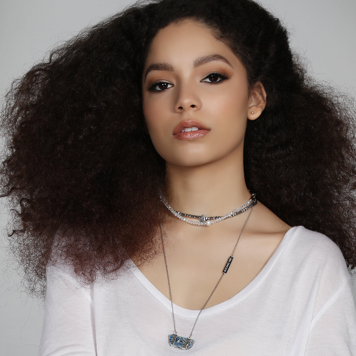 Soul Sparkle choker, rainbow - Rocking Vibe