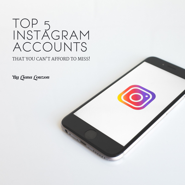 Top 5 Instagram Accounts you can't afford to miss!