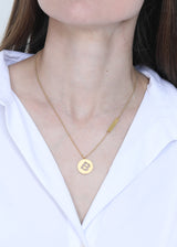 Mid Length Necklace in gold