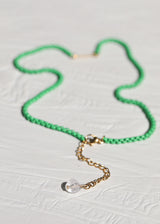 Project Happy Vibrant Green Necklace