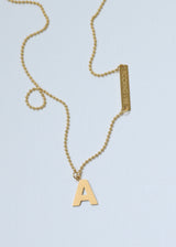 Mid Length Necklace in gold