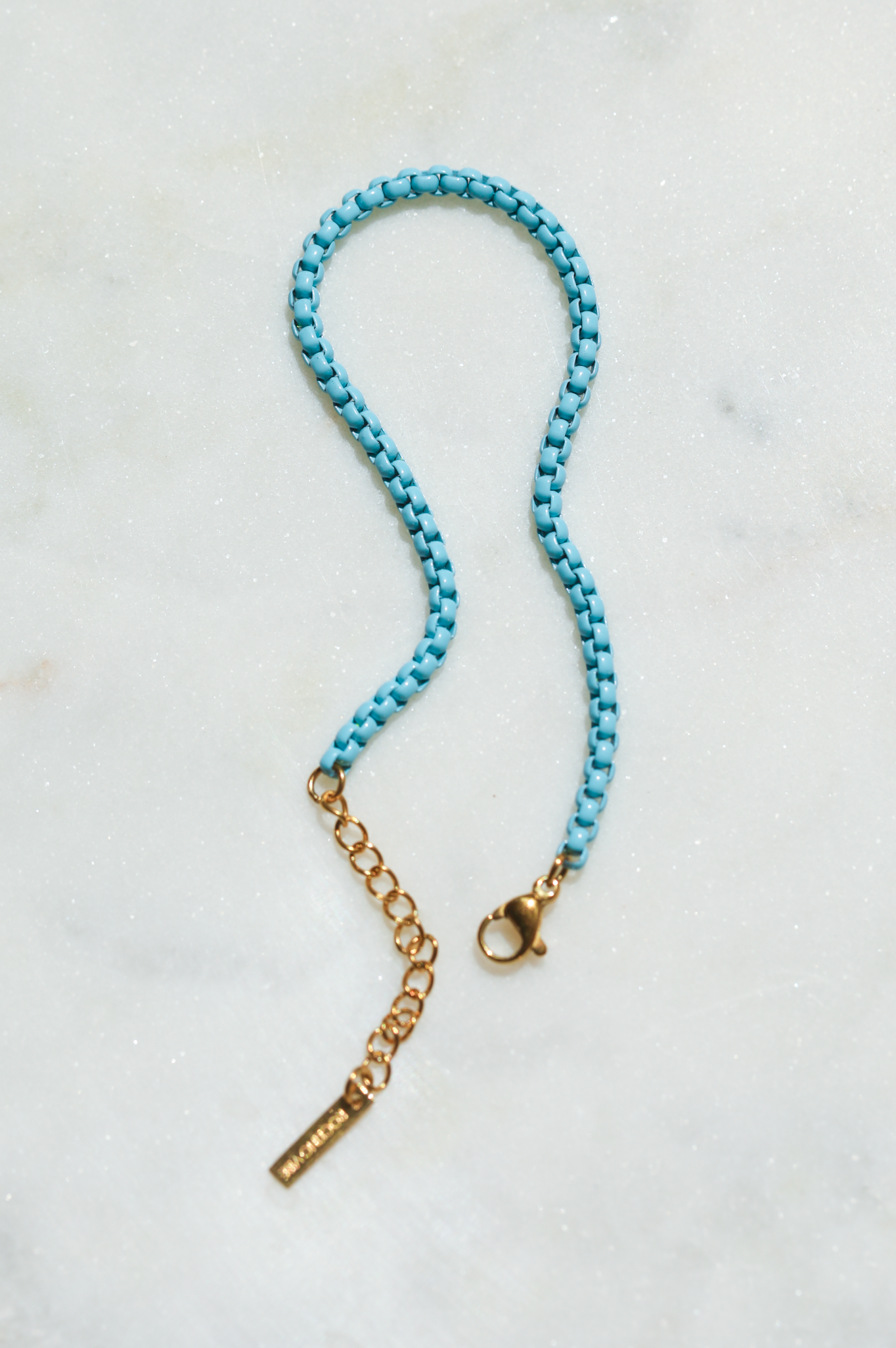 Project Happy Aqua Blue Anklet