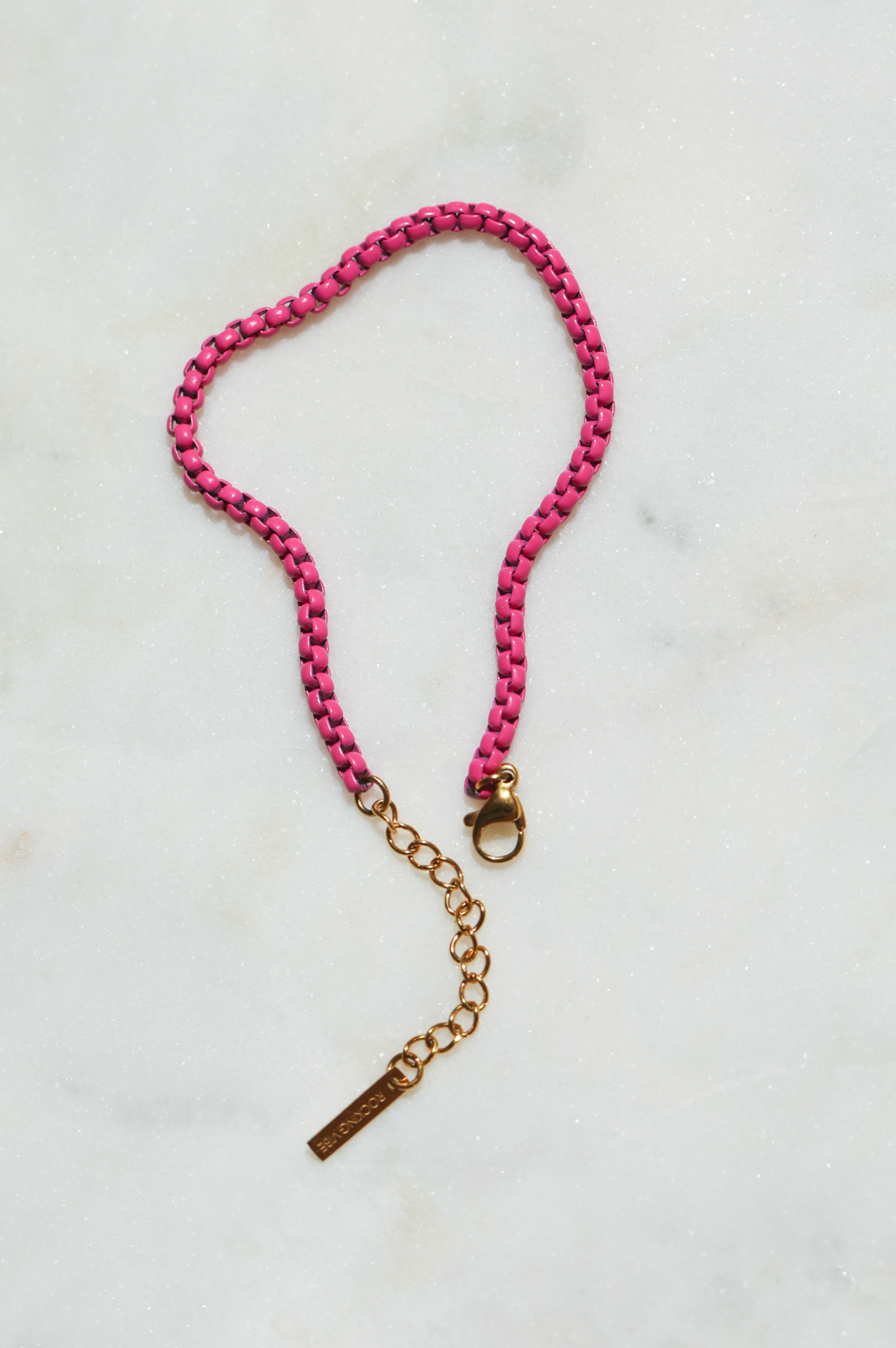 Project Happy Electric Pink Anklet