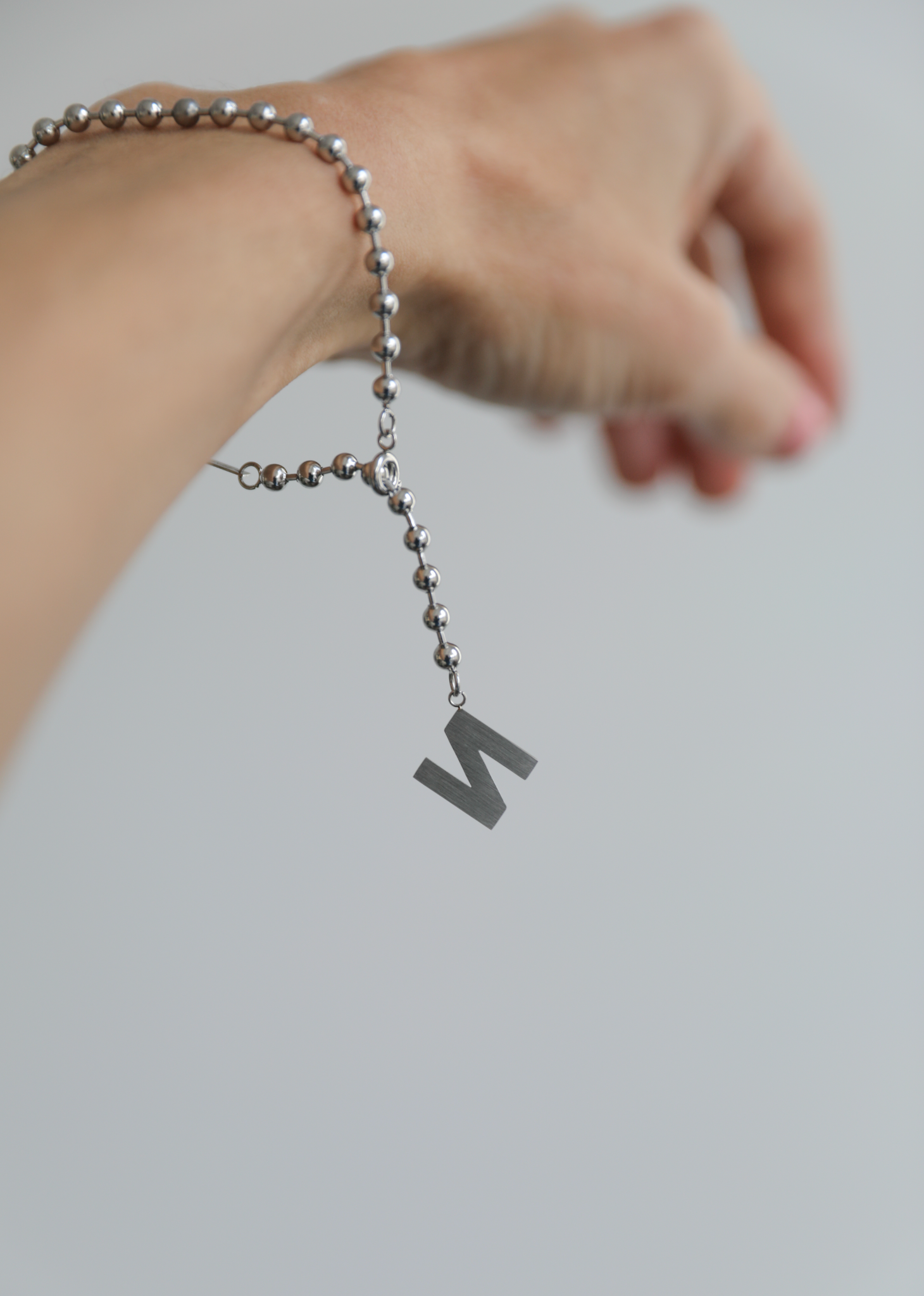 Ball Chain Bracelet in steel