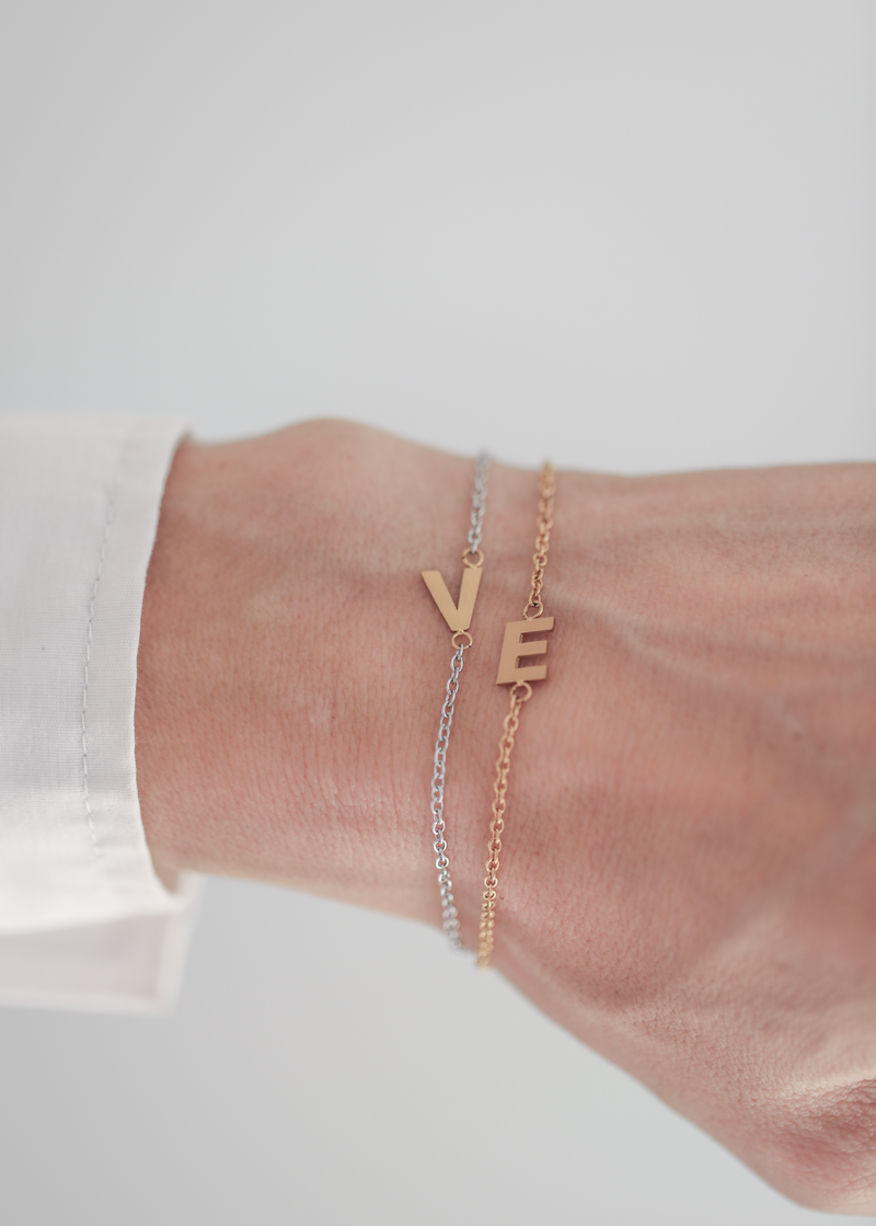 Day 2: Horizontal Letter Bracelet