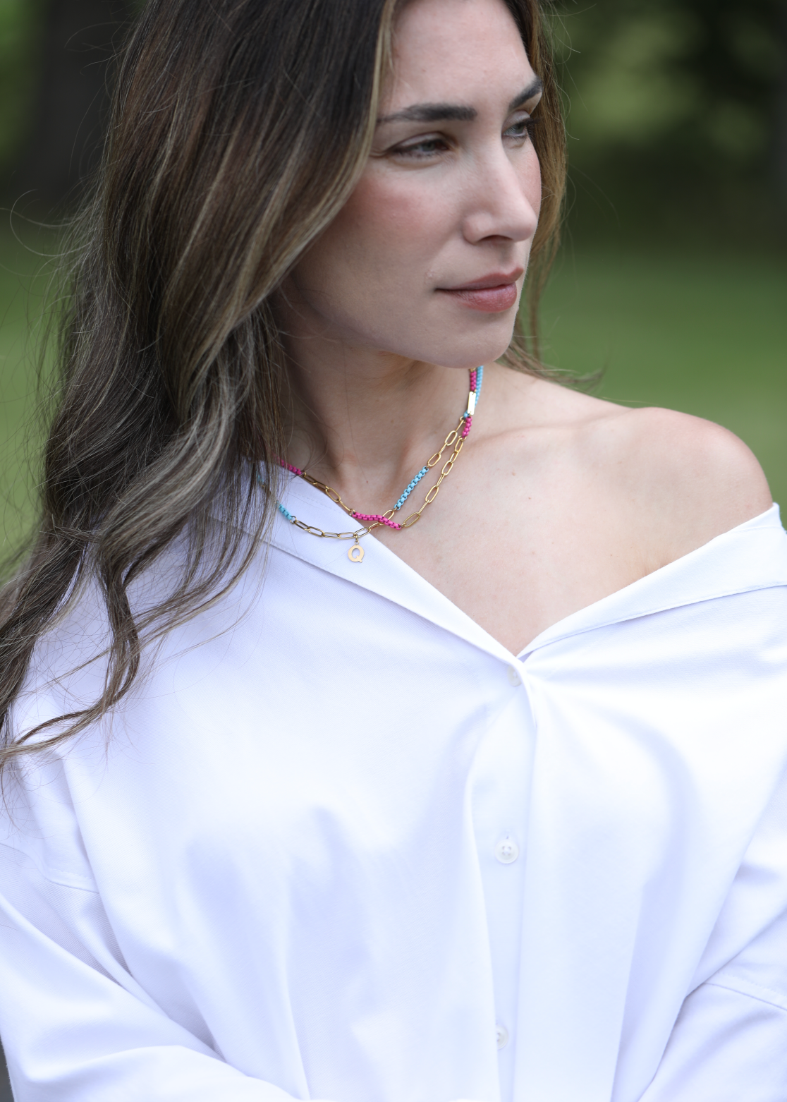 Namesake Project Happy 2.0 Vibrant Green Necklace Pre-Order