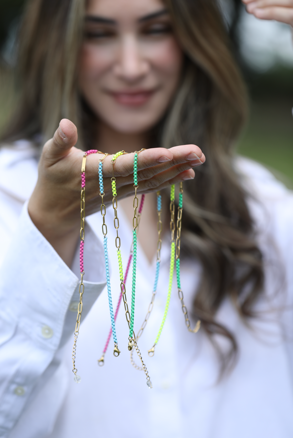 Namesake Project Happy 2.0 Aqua Blue Necklace Pre-Order