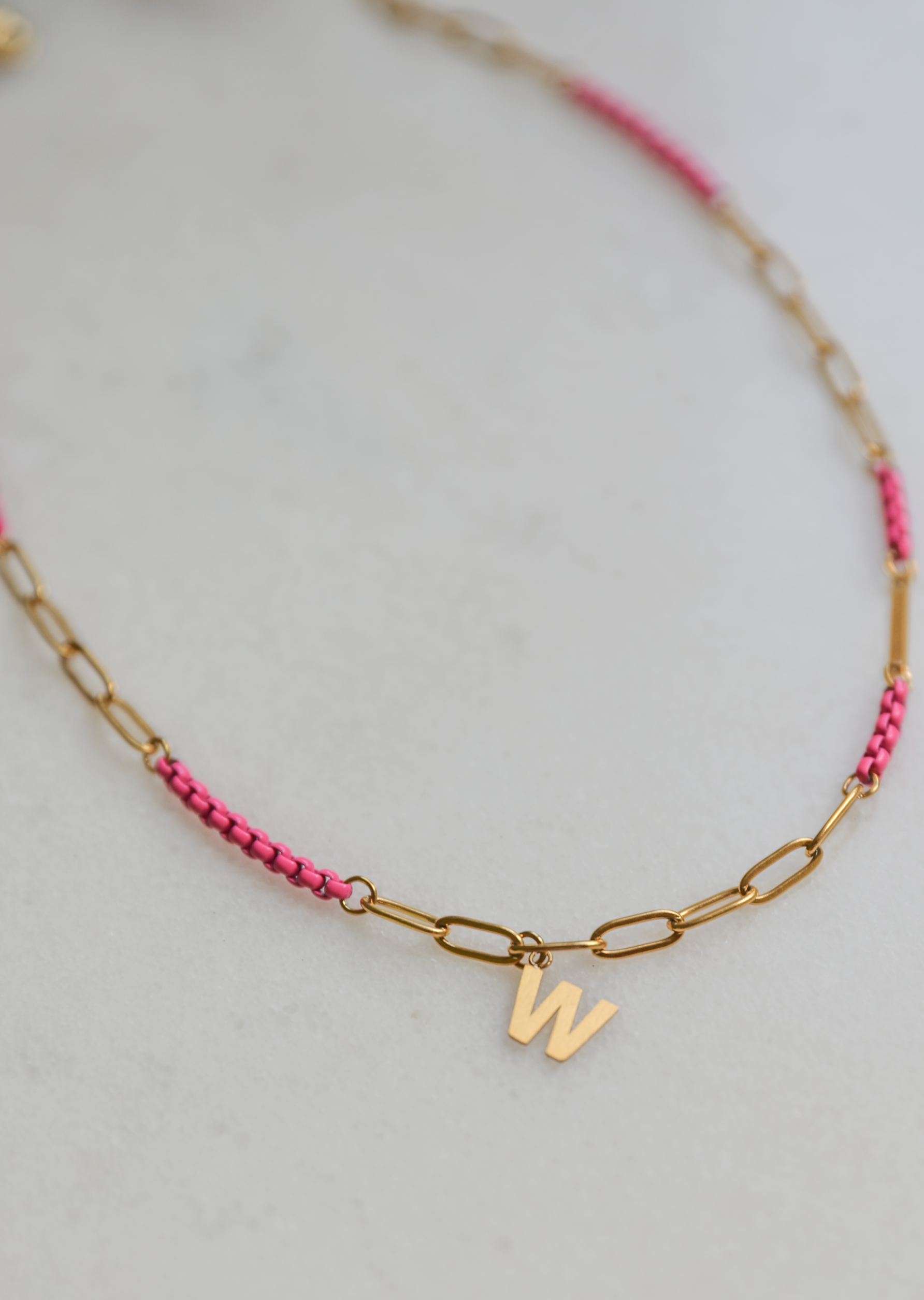 Namesake Project Happy 2.0 Electric Pink Necklace Pre-Order
