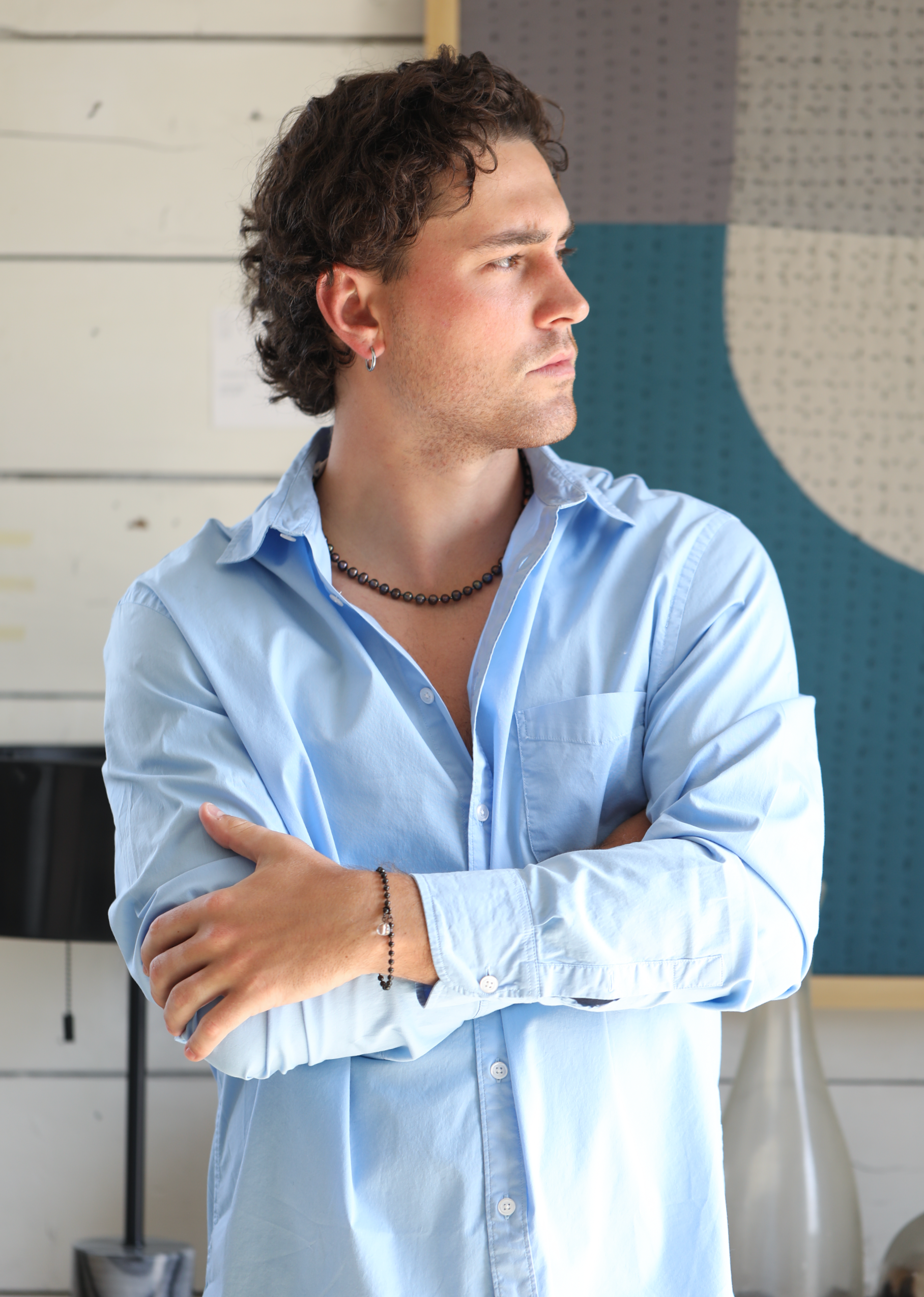 Black Pearl Strand necklace - Rocking Vibe