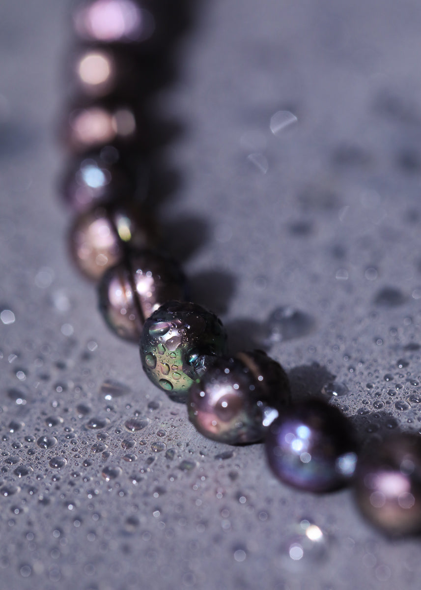Black Pearl Strand necklace - Rocking Vibe