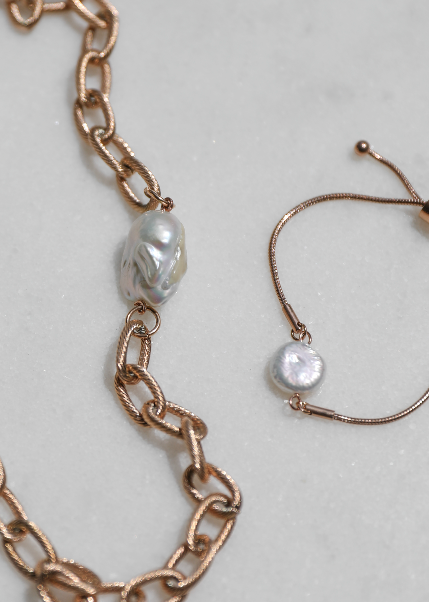 El Mar Grande necklace in rose gold - Rocking Vibe