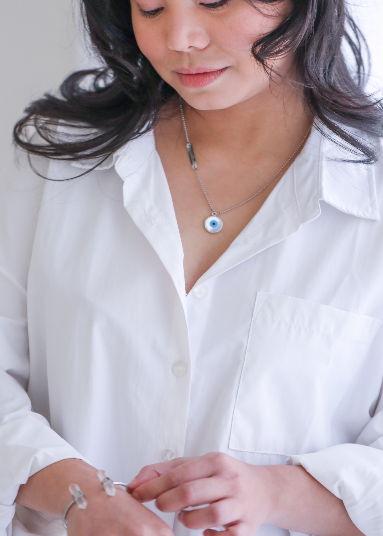 Journey diffuser necklace in steel - Rocking Vibe