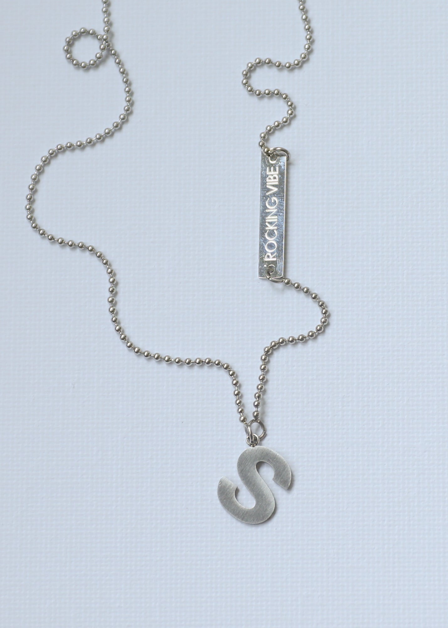 Mid Length Necklace in steel - Rocking Vibe