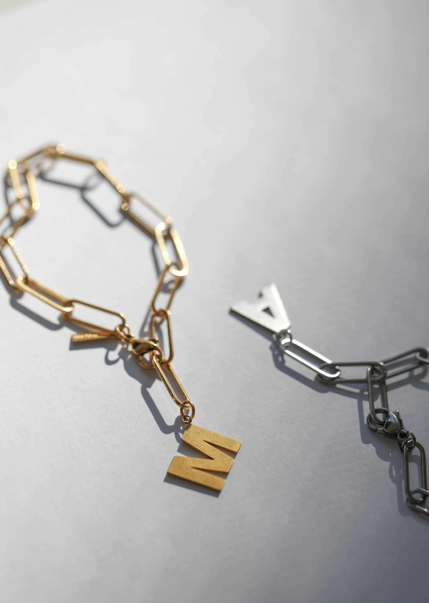 Paperclip bracelet in gold - Rocking Vibe