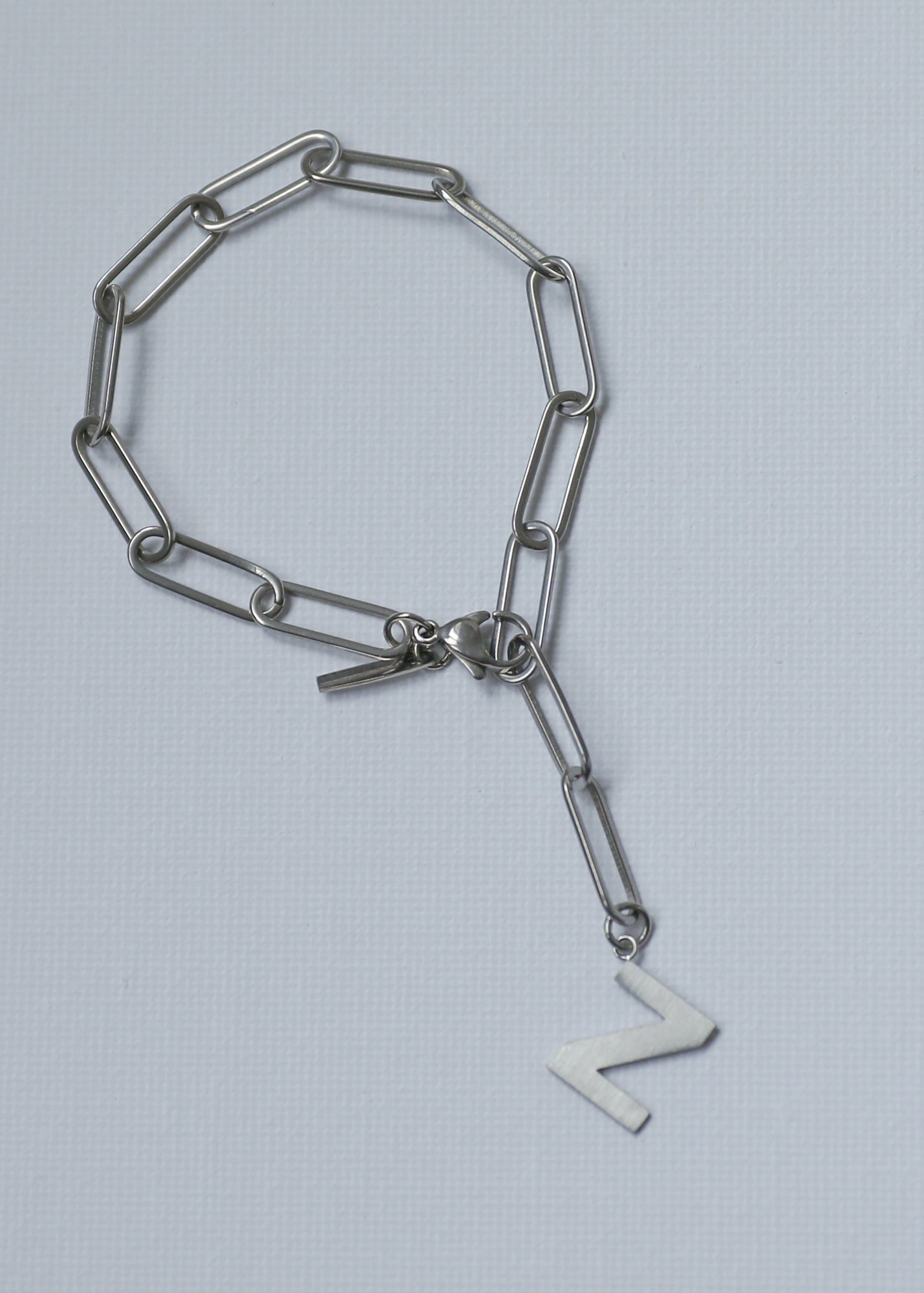 Paperclip bracelet in steel - Rocking Vibe