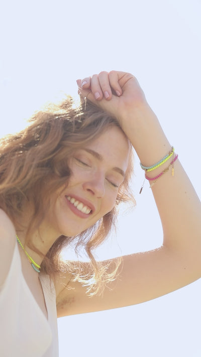 Project Happy Vibrant Green Bracelet