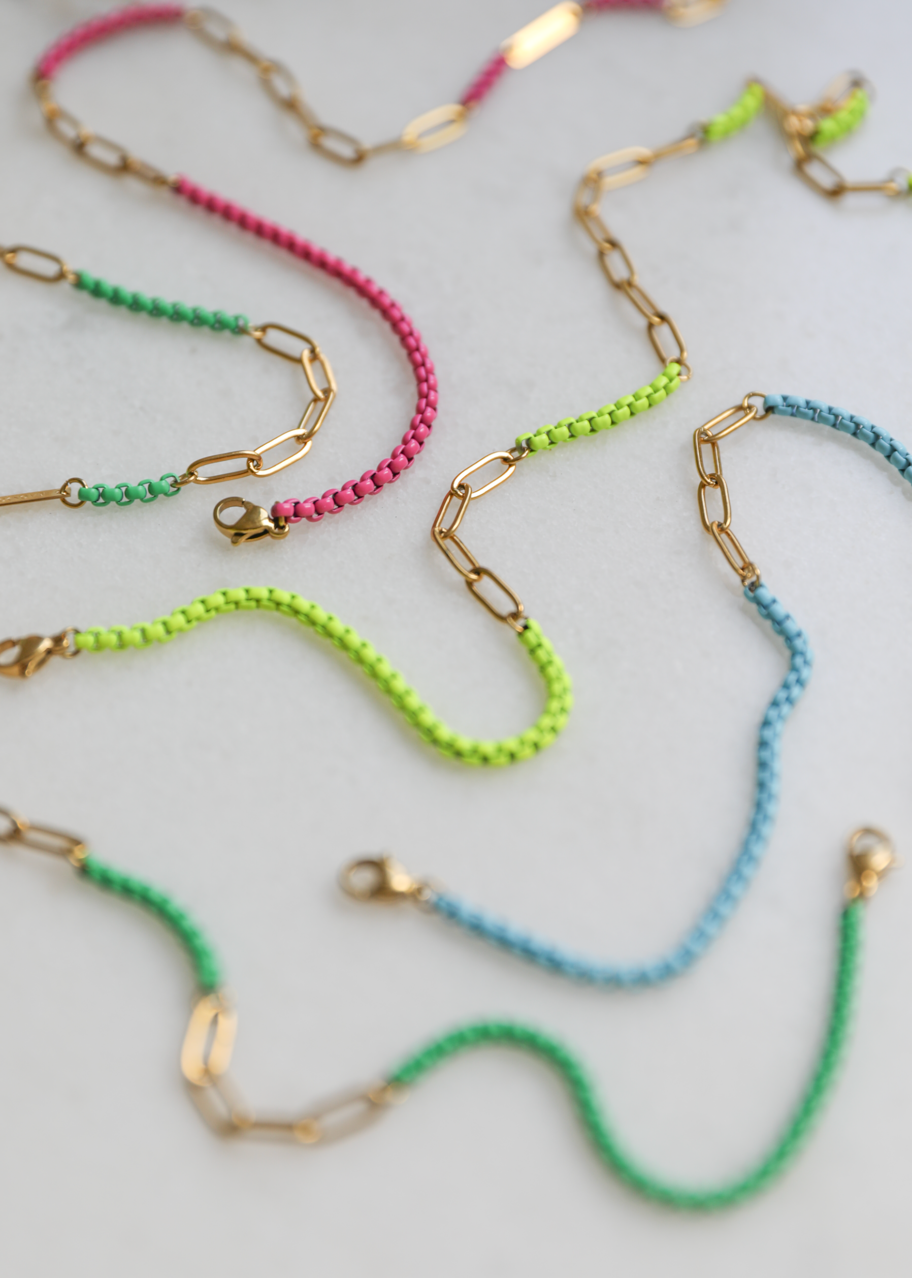 Project Happy 2.0 necklace colour assortment - Rocking Vibe