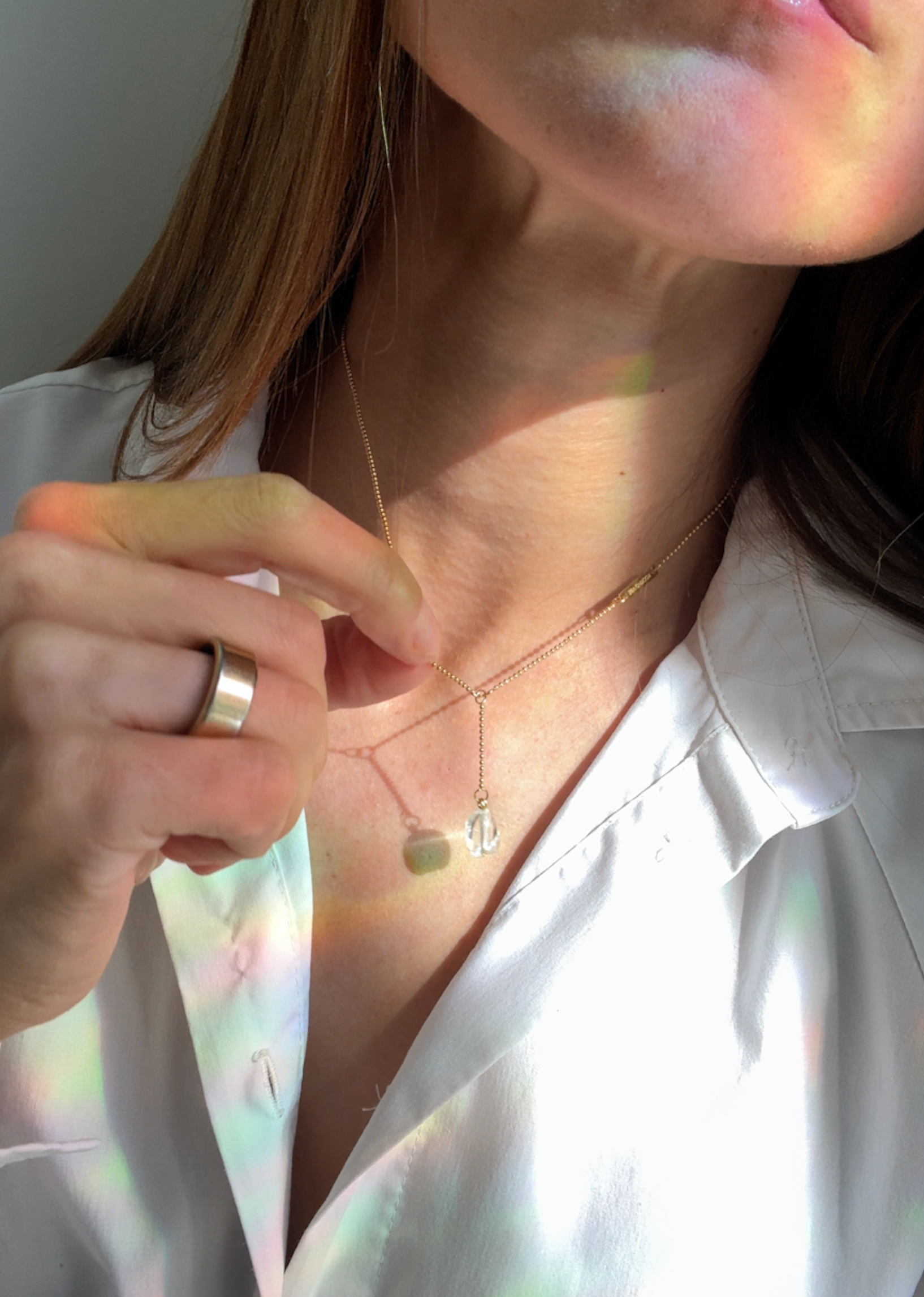 Quartz of Transformation crystal necklace - Rocking Vibe
