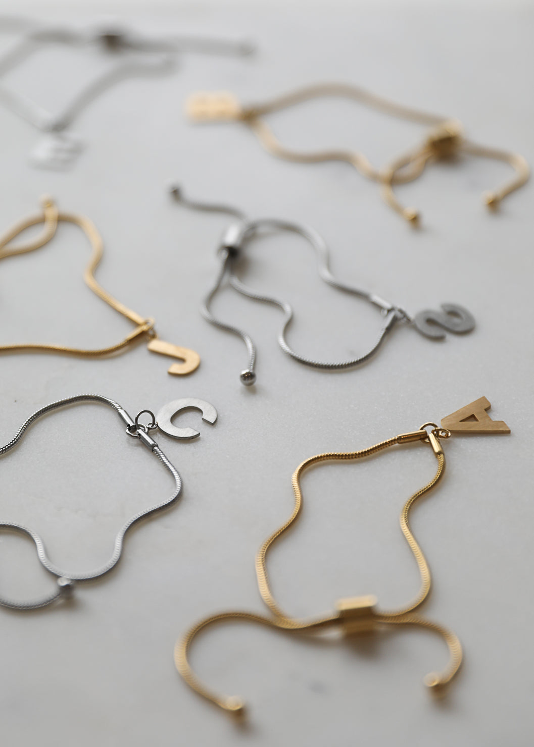 Snake Chain Bracelet in gold