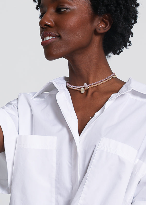 SOUL SPARKLE CHOKER - CHAMPAGNE