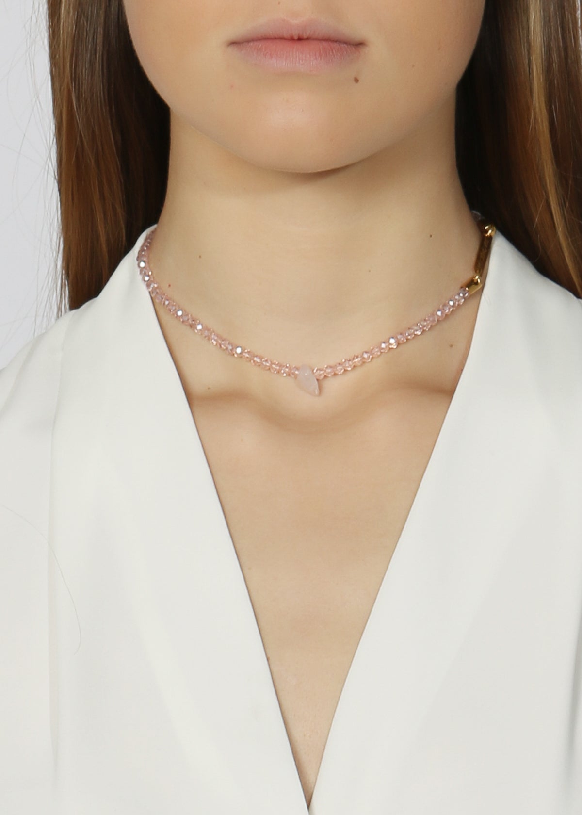 SOUL SPARKLE CHOKER - ROSE