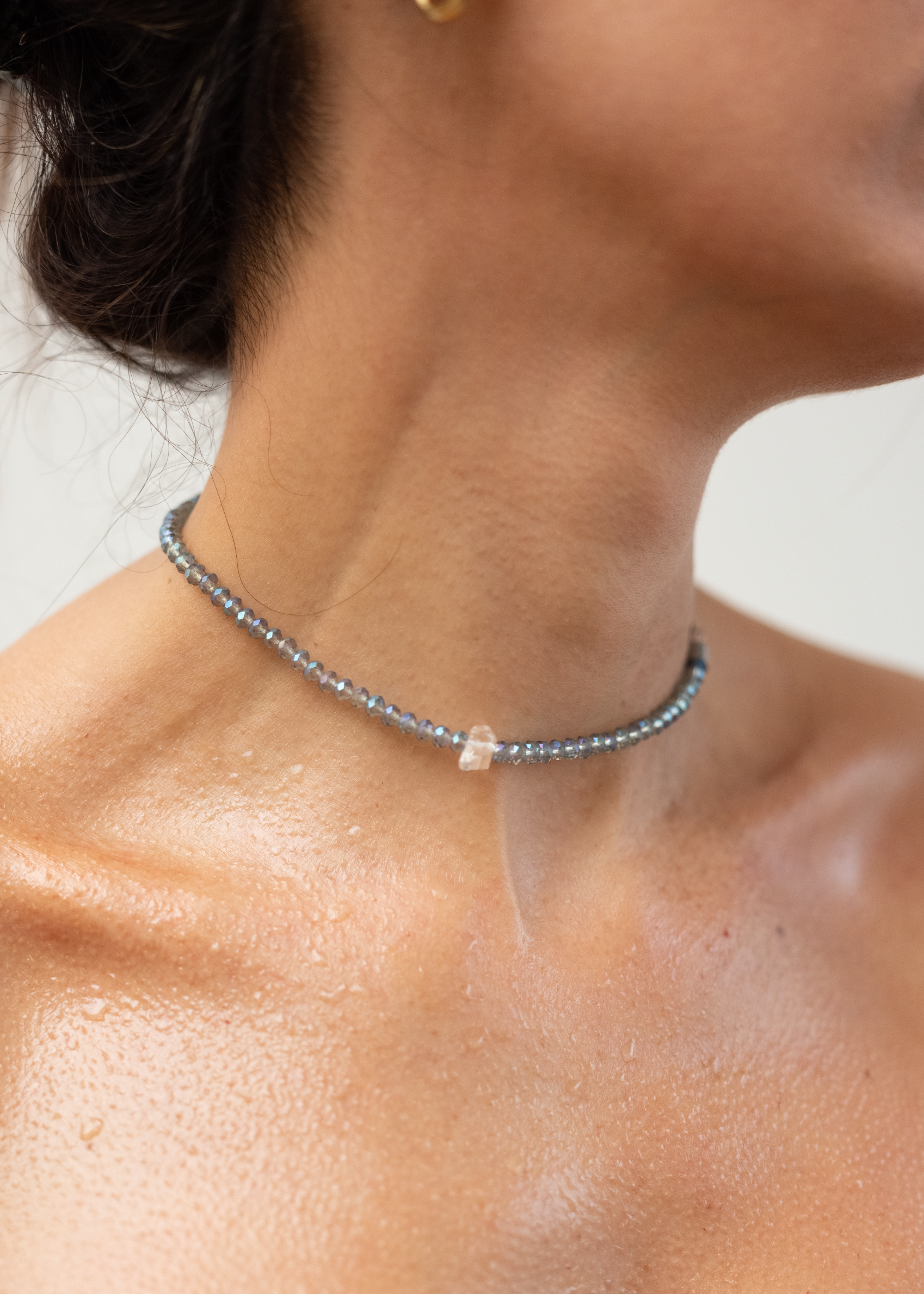 SOUL SPARKLE CHOKER - SAGE
