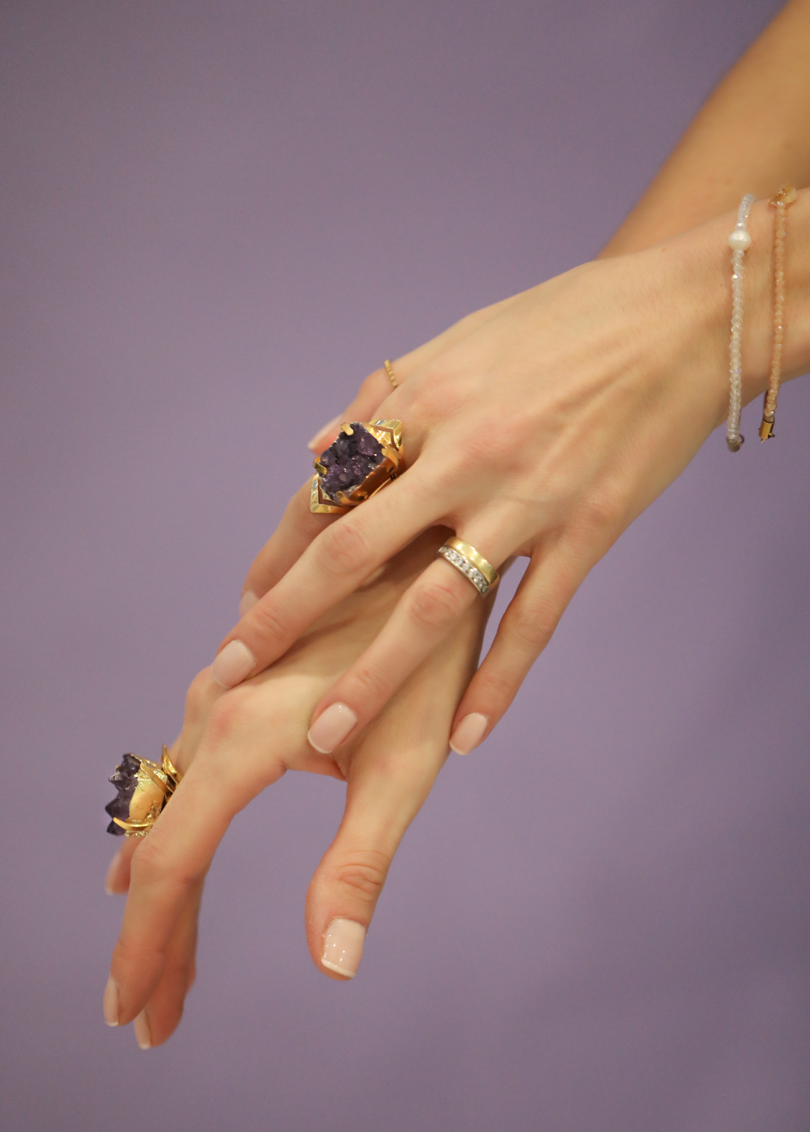 rock ring gold