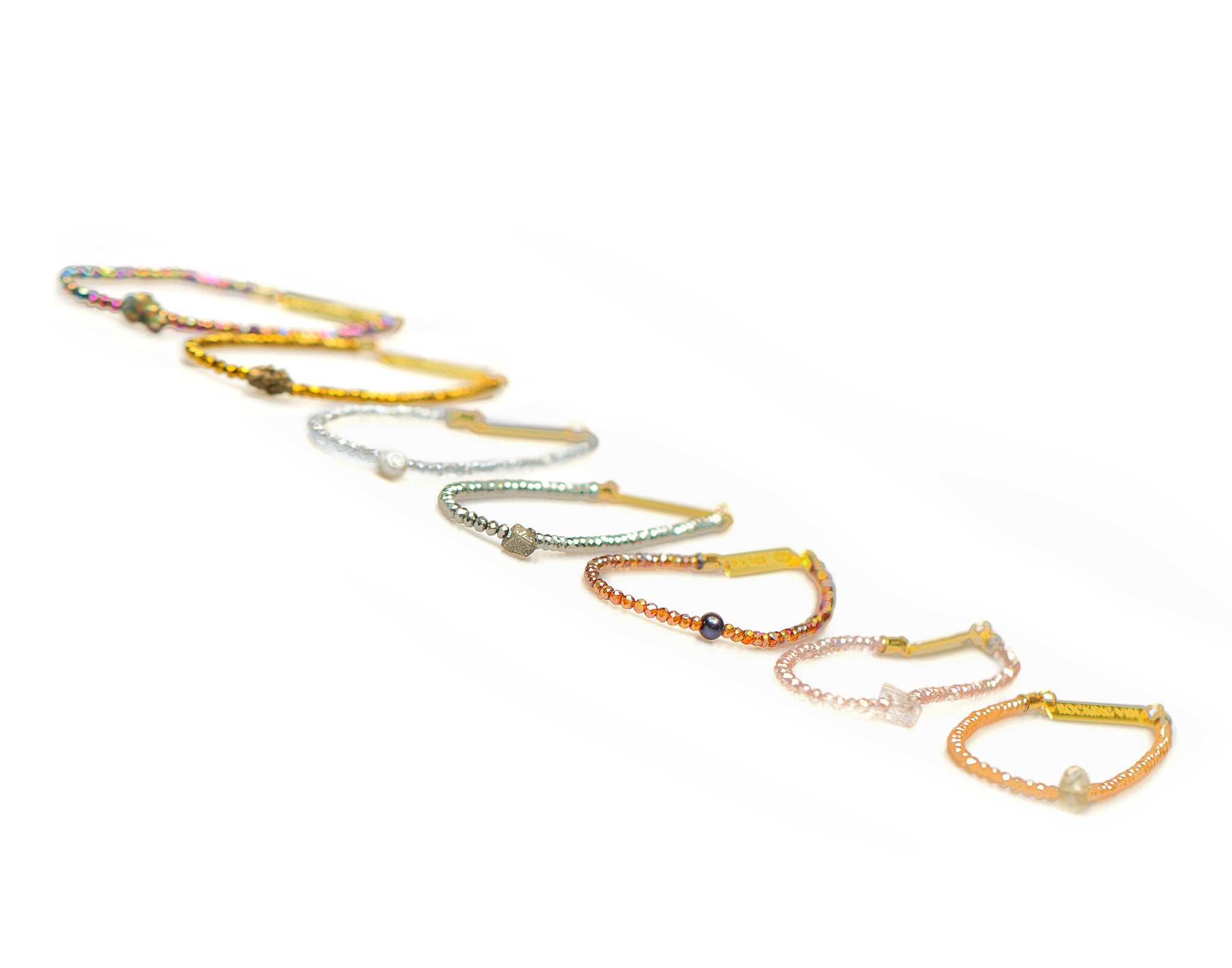 SOUL SPARKLE BRACELET - CLEAR WHITE